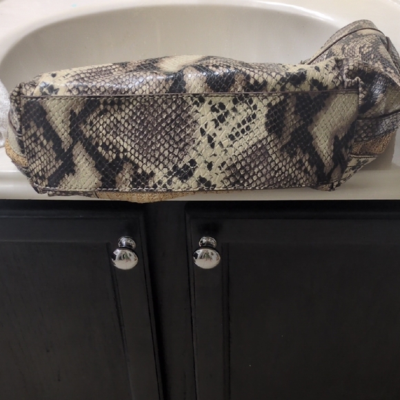 Style & Co Faux Snakeskin Patterned Tote Bag Excellent Condition - Picture 4 of 7